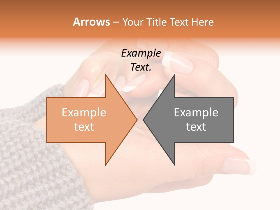 Salon Female Manicure PowerPoint Template