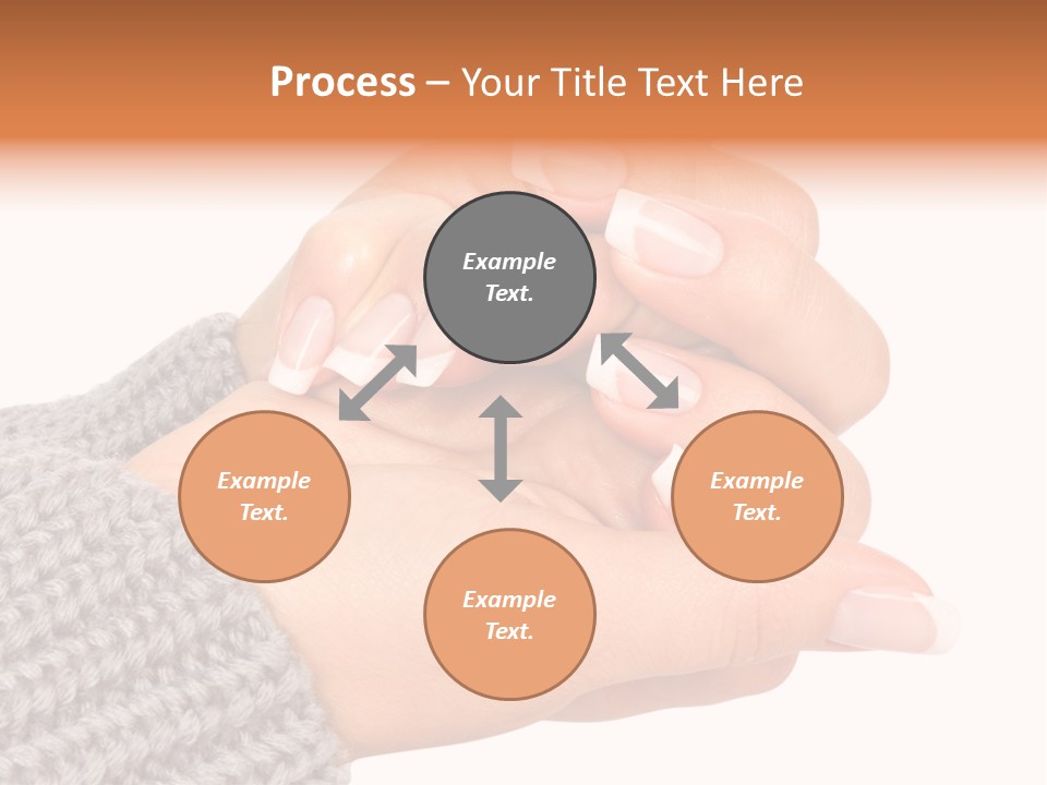 Salon Female Manicure PowerPoint Template