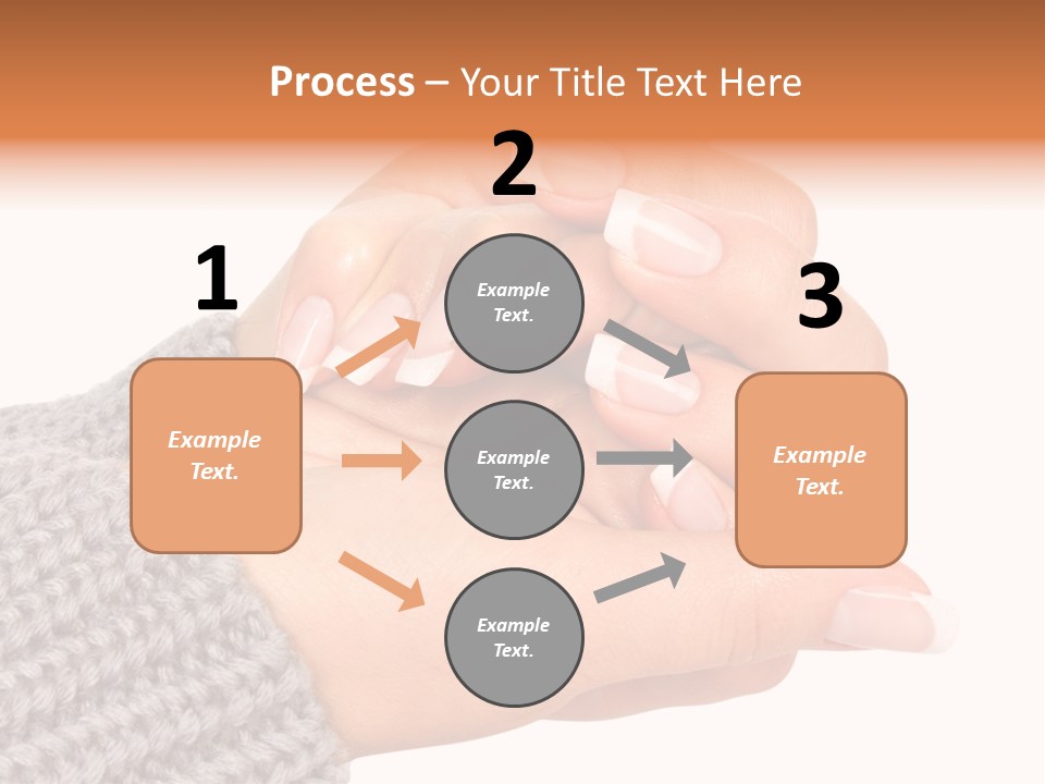 Salon Female Manicure PowerPoint Template