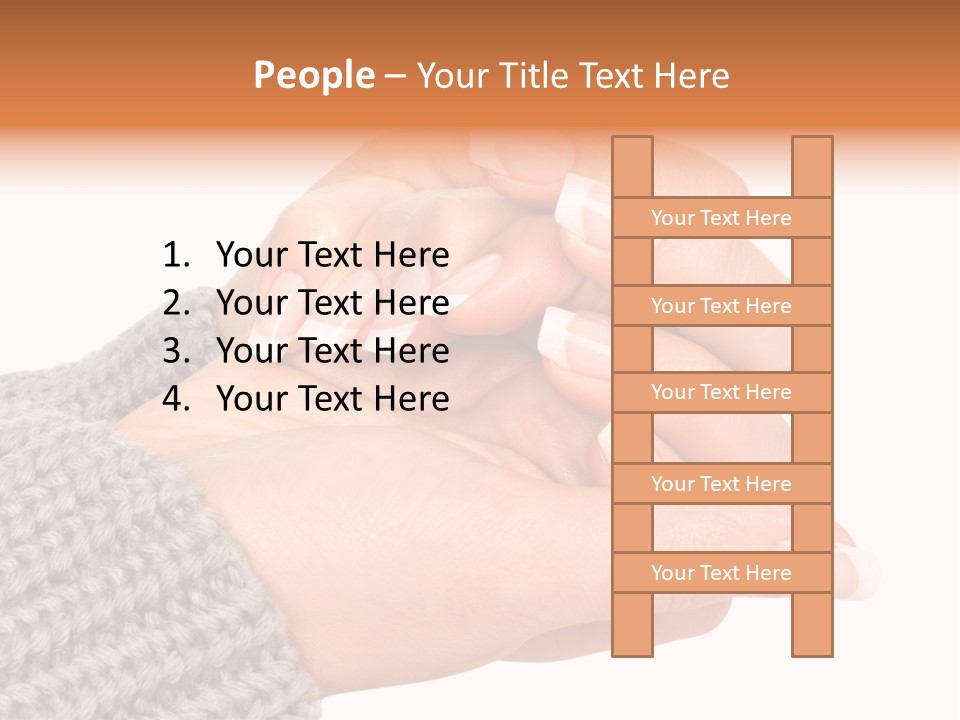 Salon Female Manicure PowerPoint Template