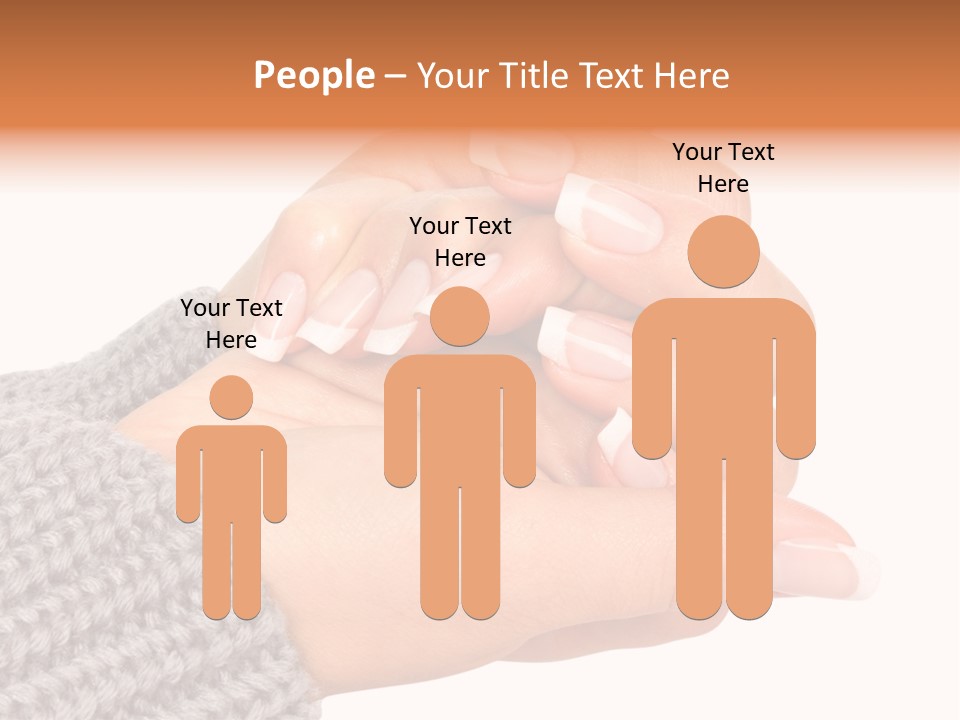 Salon Female Manicure PowerPoint Template