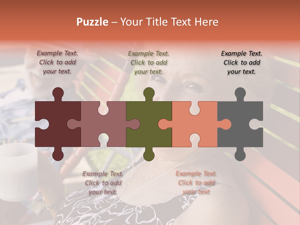 Older Years Relationship PowerPoint Template