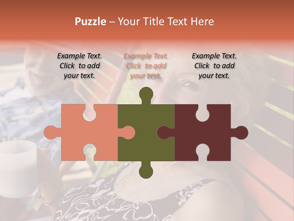 Older Years Relationship PowerPoint Template