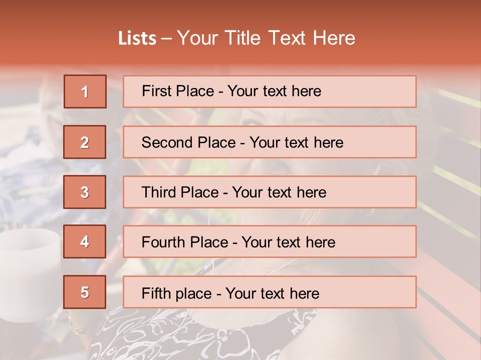 Older Years Relationship PowerPoint Template