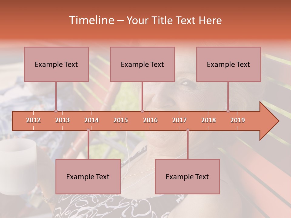 Older Years Relationship PowerPoint Template