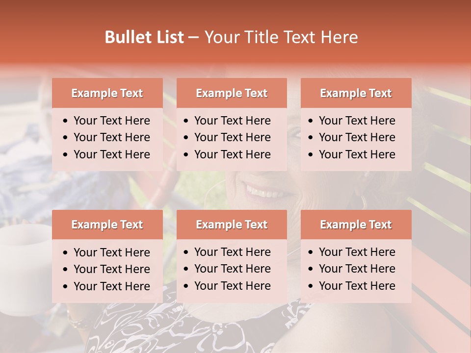 Older Years Relationship PowerPoint Template