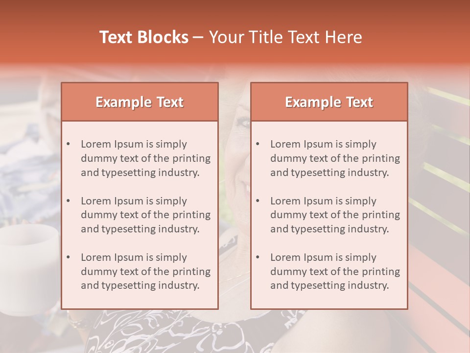 Older Years Relationship PowerPoint Template