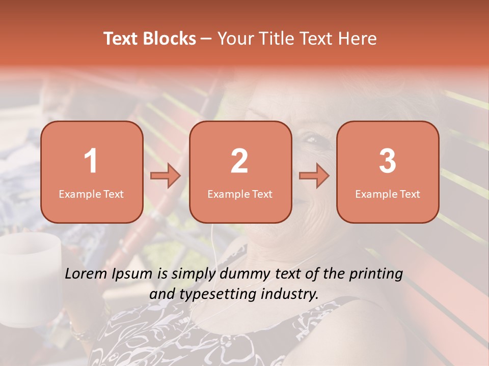 Older Years Relationship PowerPoint Template