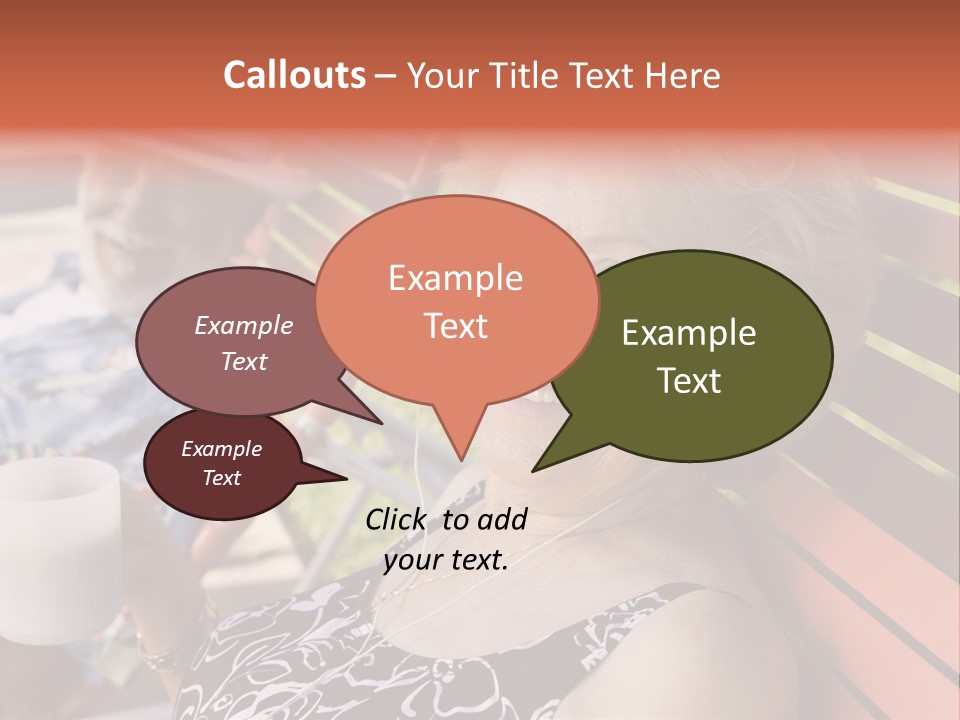 Older Years Relationship PowerPoint Template