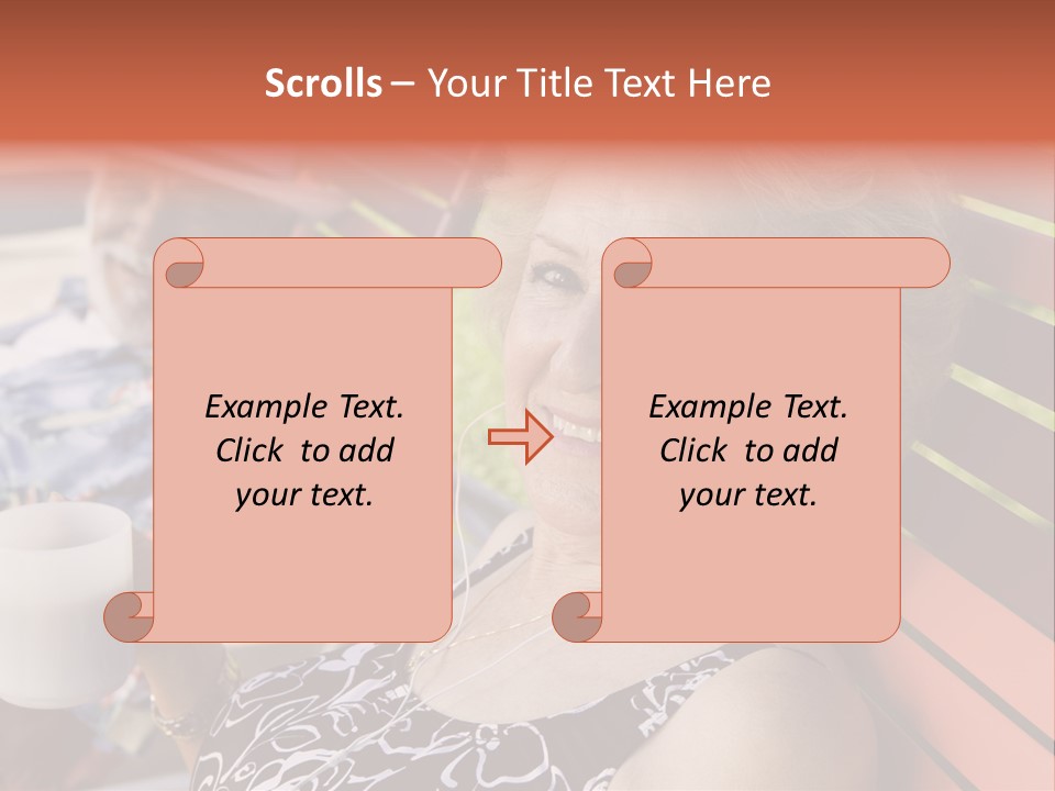 Older Years Relationship PowerPoint Template