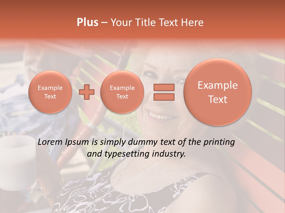 Older Years Relationship PowerPoint Template