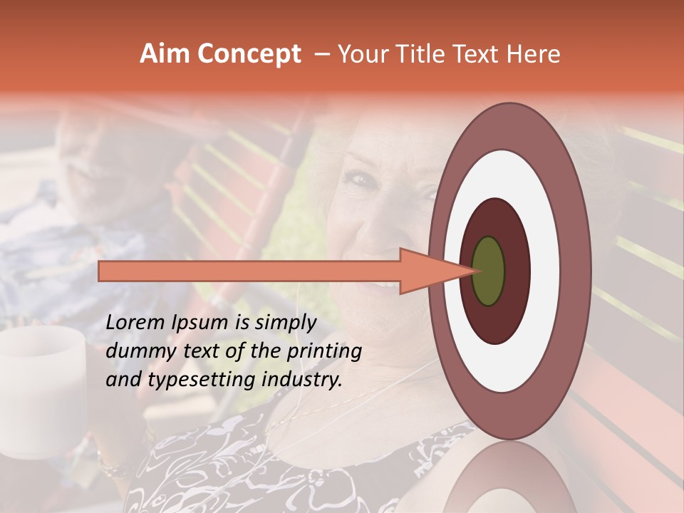 Older Years Relationship PowerPoint Template