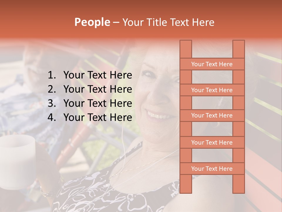 Older Years Relationship PowerPoint Template