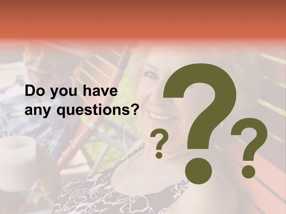 Older Years Relationship PowerPoint Template