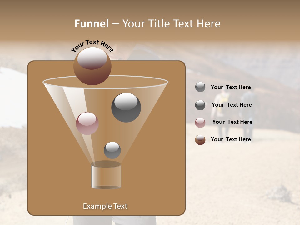 Volcano Hiking  PowerPoint Template