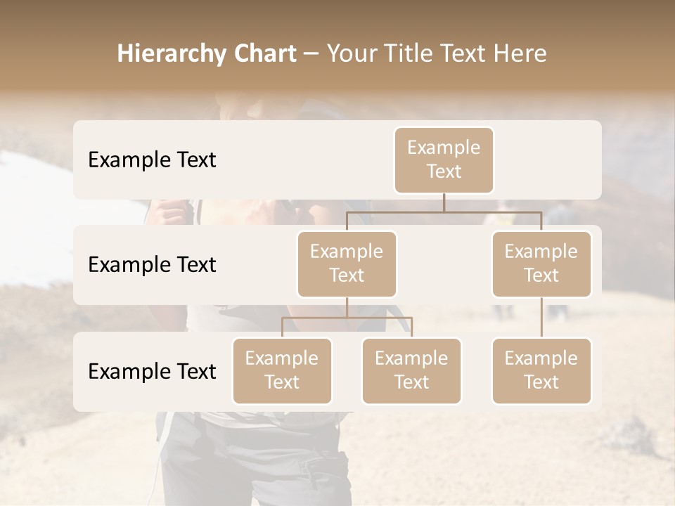 Volcano Hiking  PowerPoint Template