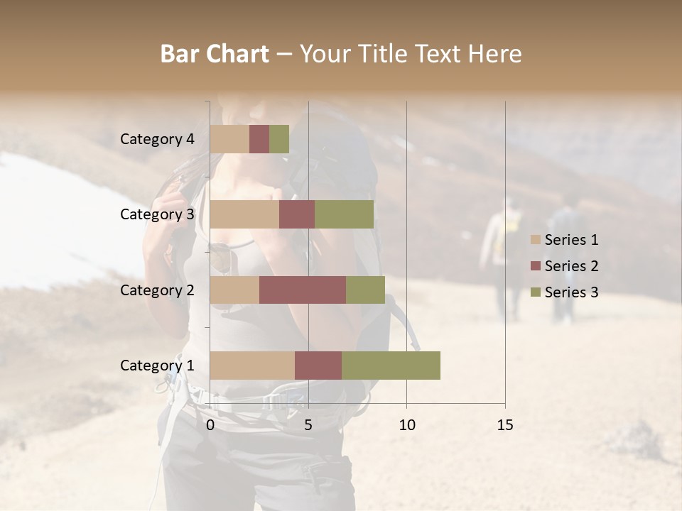 Volcano Hiking  PowerPoint Template