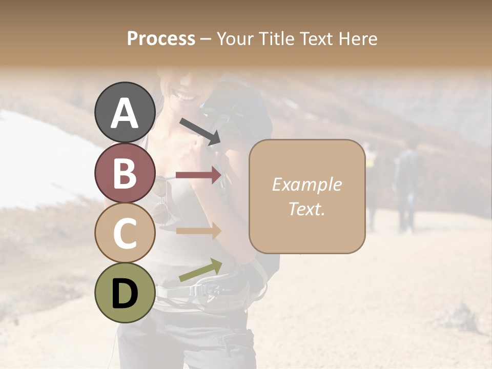 Volcano Hiking  PowerPoint Template