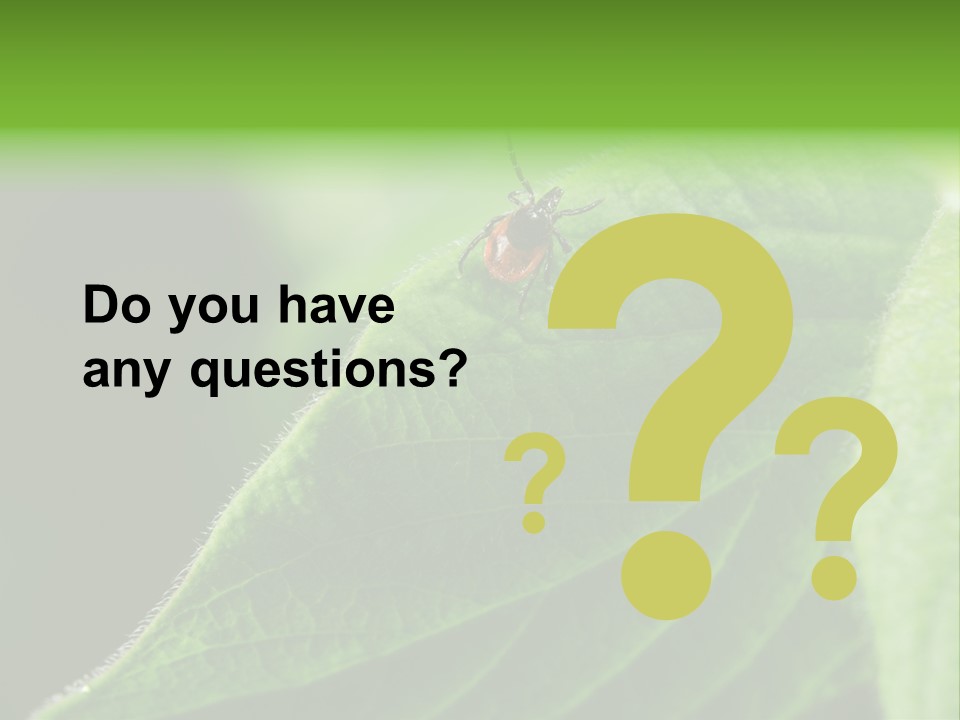 Danger Bush Acari PowerPoint Template