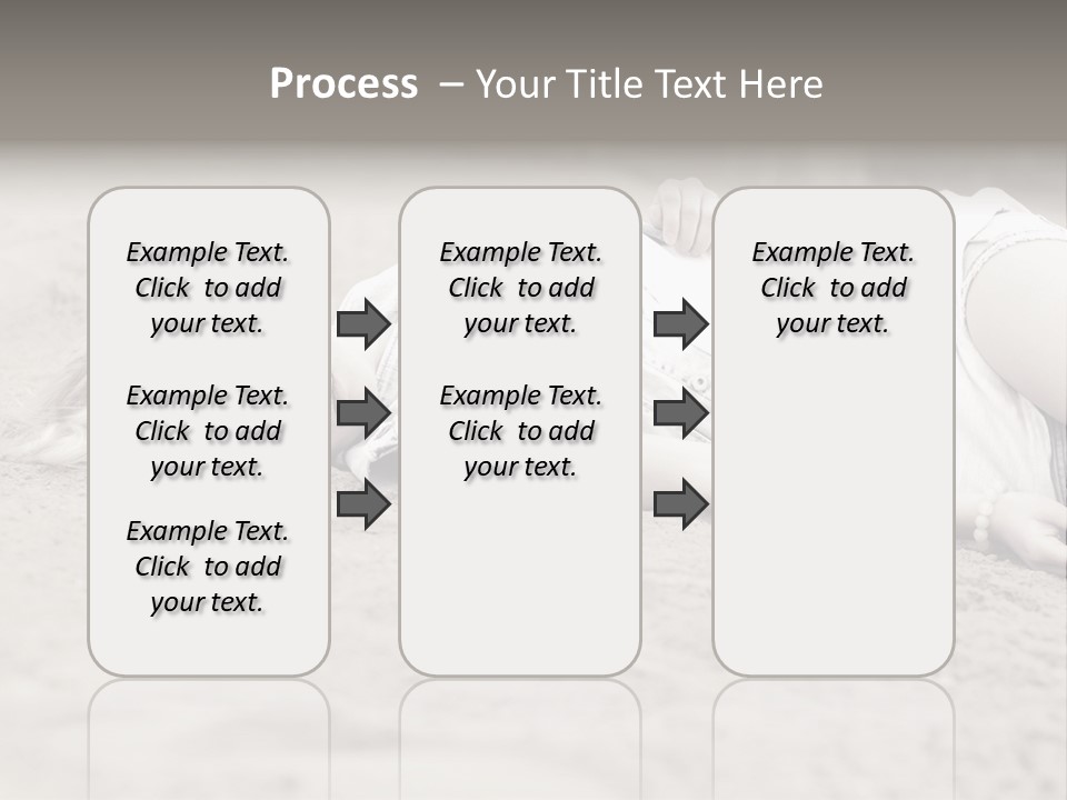 A Woman Laying In The Sand With Her Eyes Closed PowerPoint Template