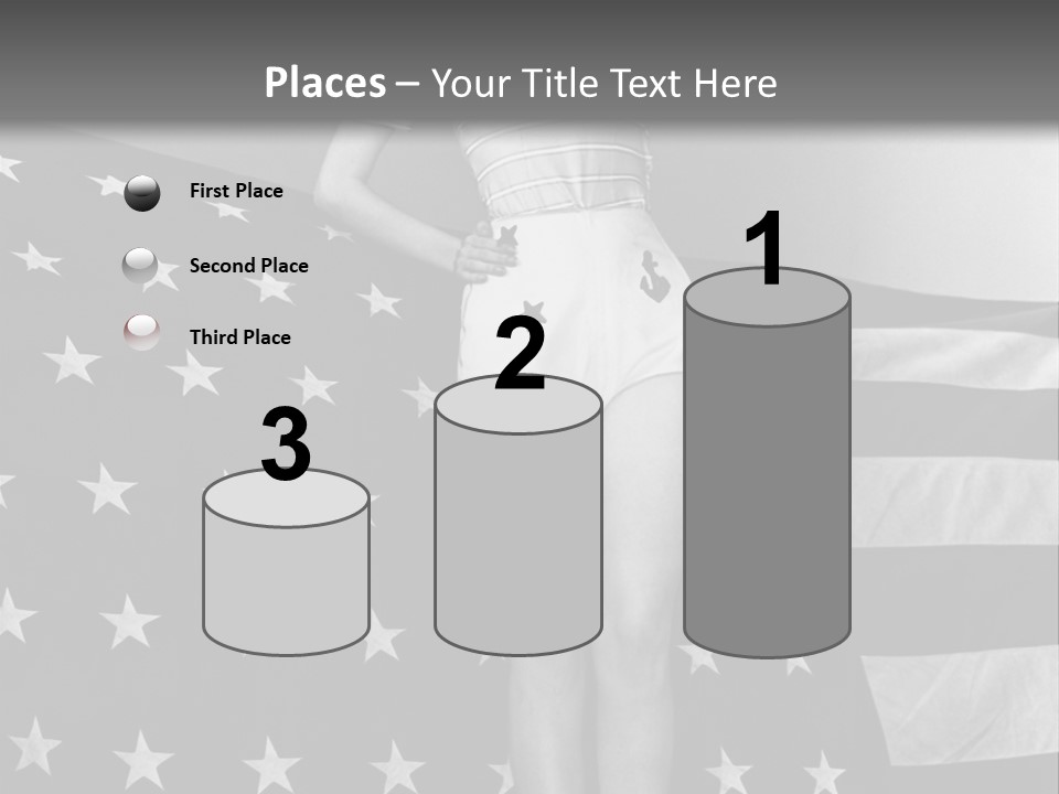 Female Usa Music PowerPoint Template