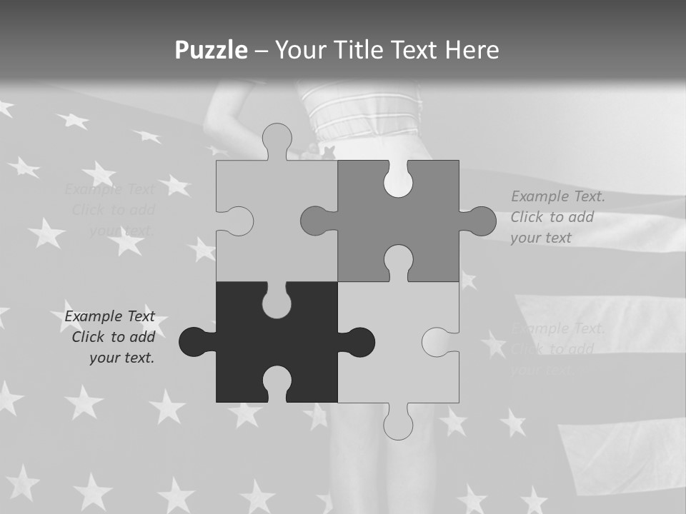 Female Usa Music PowerPoint Template