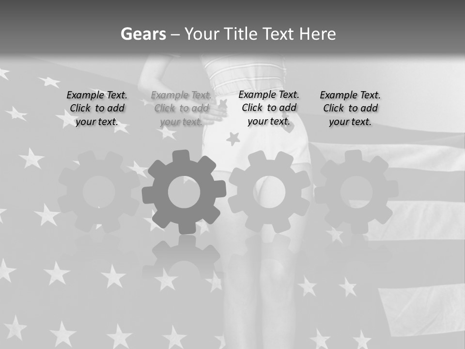 Female Usa Music PowerPoint Template