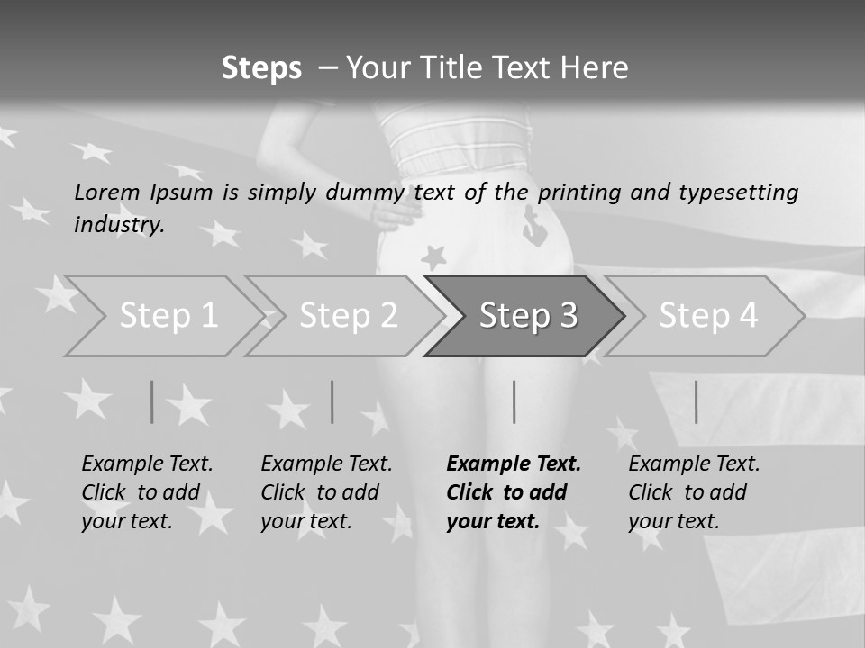 Female Usa Music PowerPoint Template