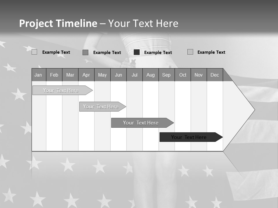 Female Usa Music PowerPoint Template