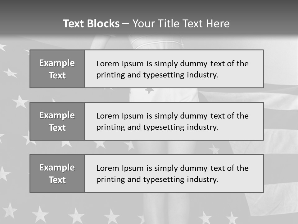 Female Usa Music PowerPoint Template