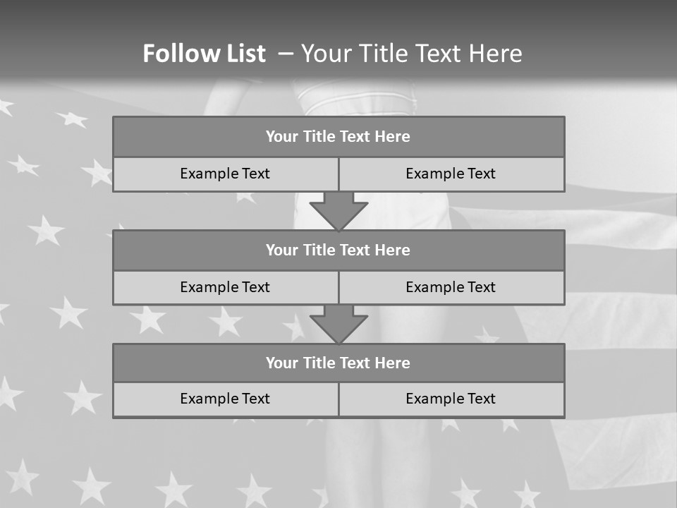 Female Usa Music PowerPoint Template