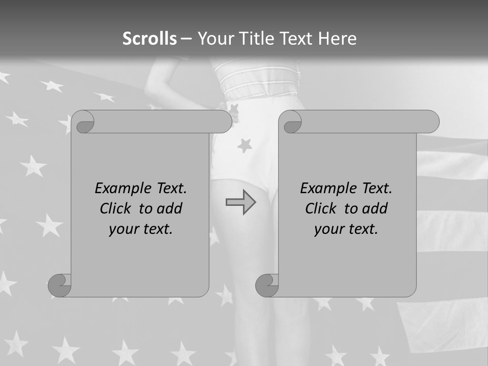 Female Usa Music PowerPoint Template