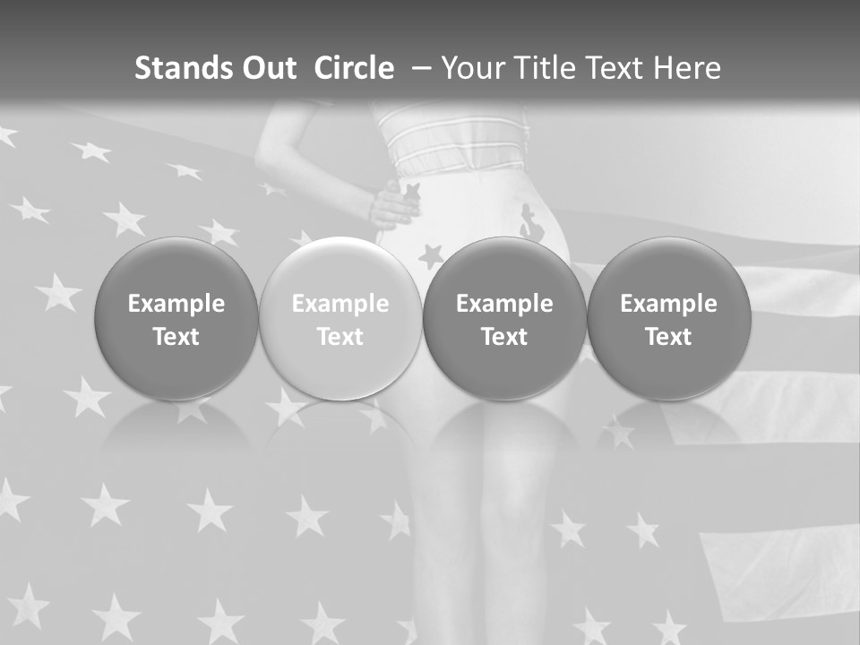 Female Usa Music PowerPoint Template