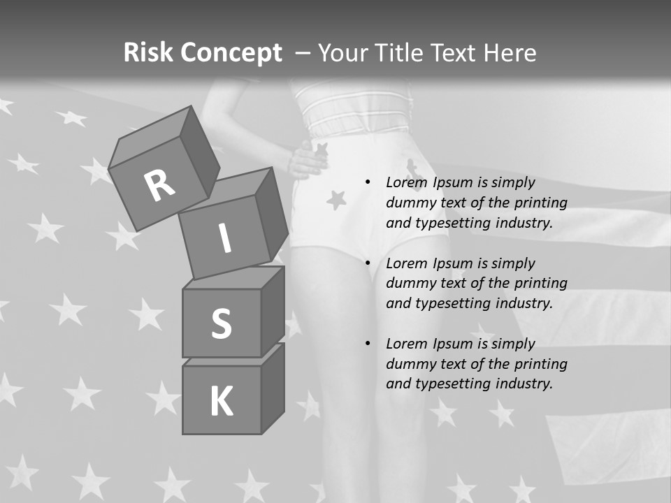 Female Usa Music PowerPoint Template