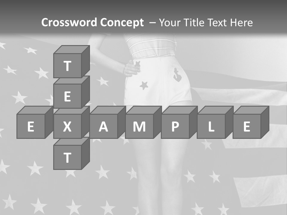 Female Usa Music PowerPoint Template