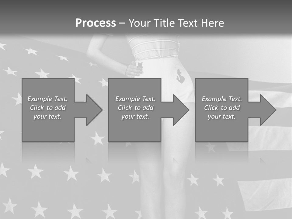 Female Usa Music PowerPoint Template