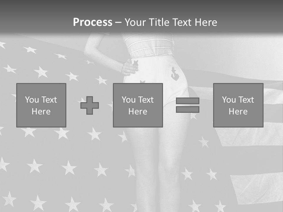 Female Usa Music PowerPoint Template