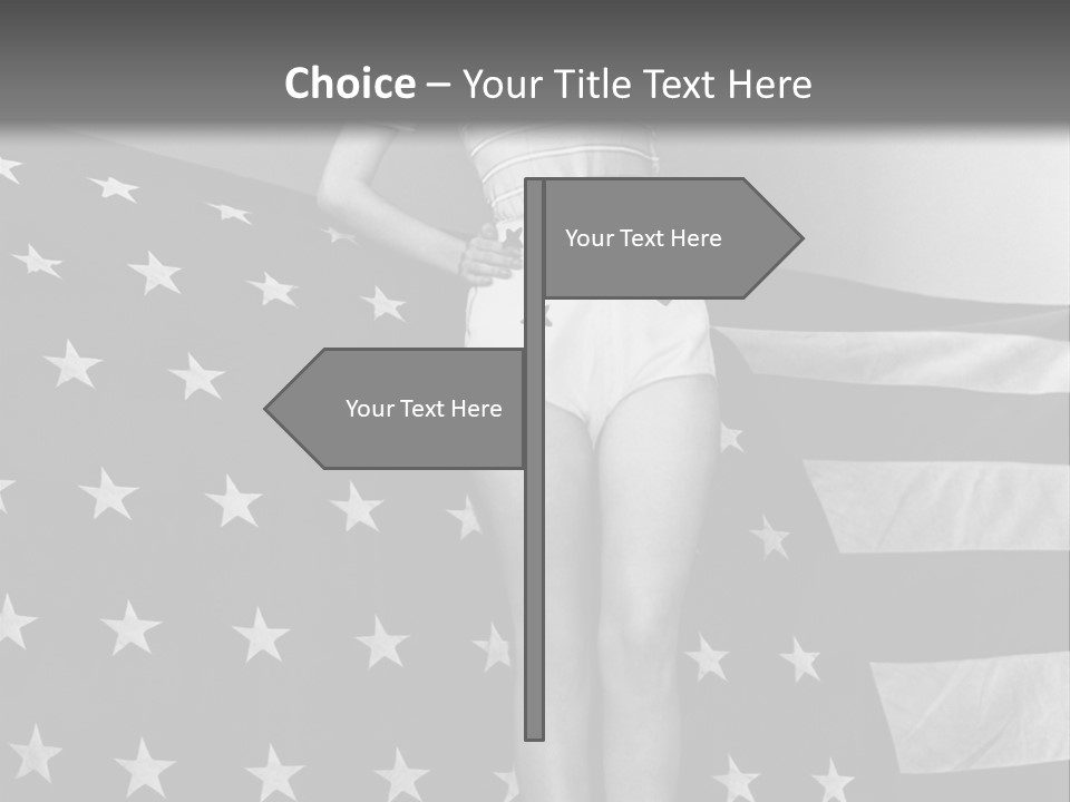 Female Usa Music PowerPoint Template