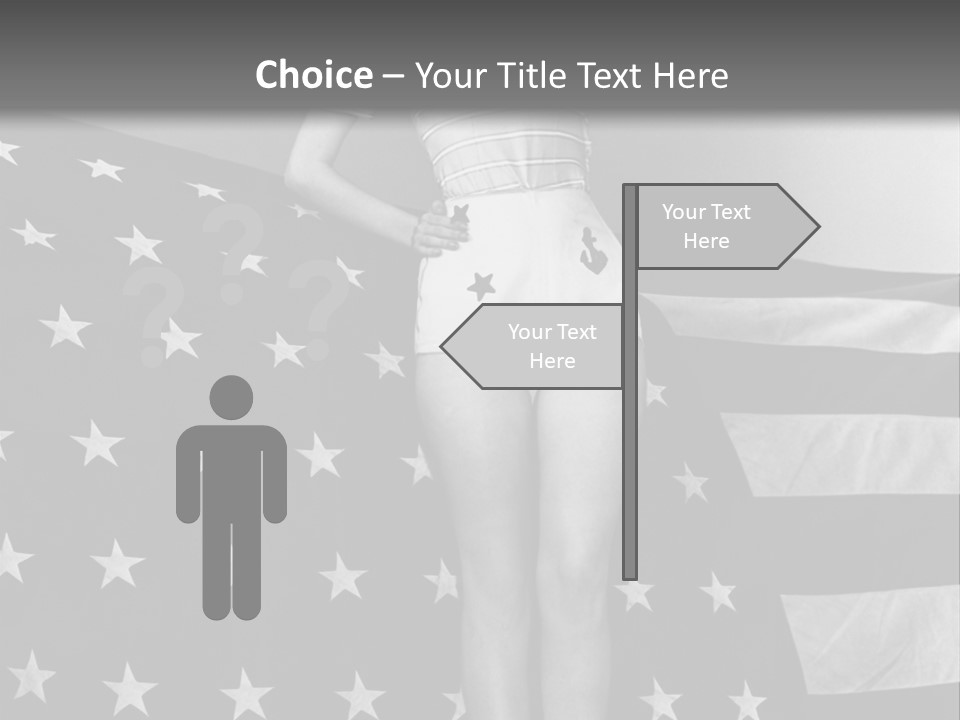 Female Usa Music PowerPoint Template