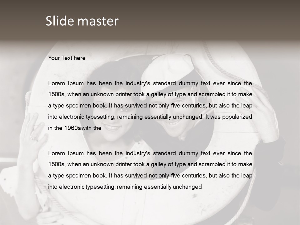 Equipment Headshot Holes PowerPoint Template