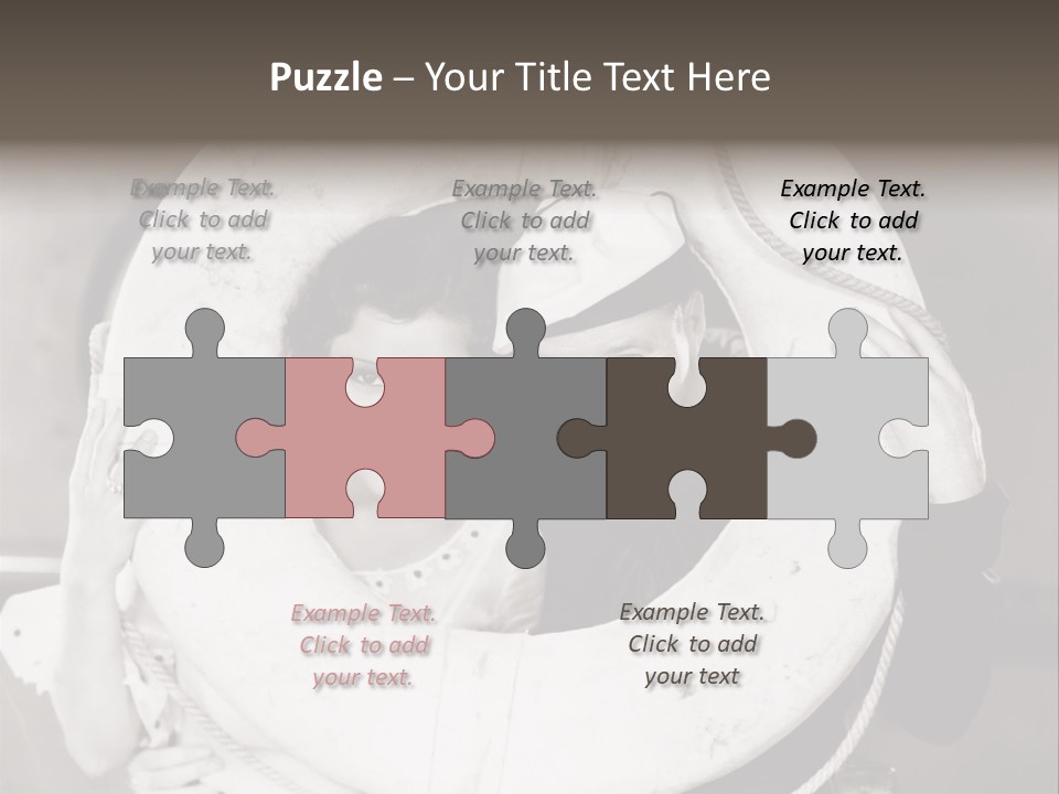 Equipment Headshot Holes PowerPoint Template