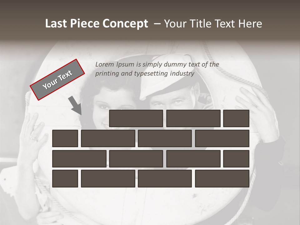 Equipment Headshot Holes PowerPoint Template