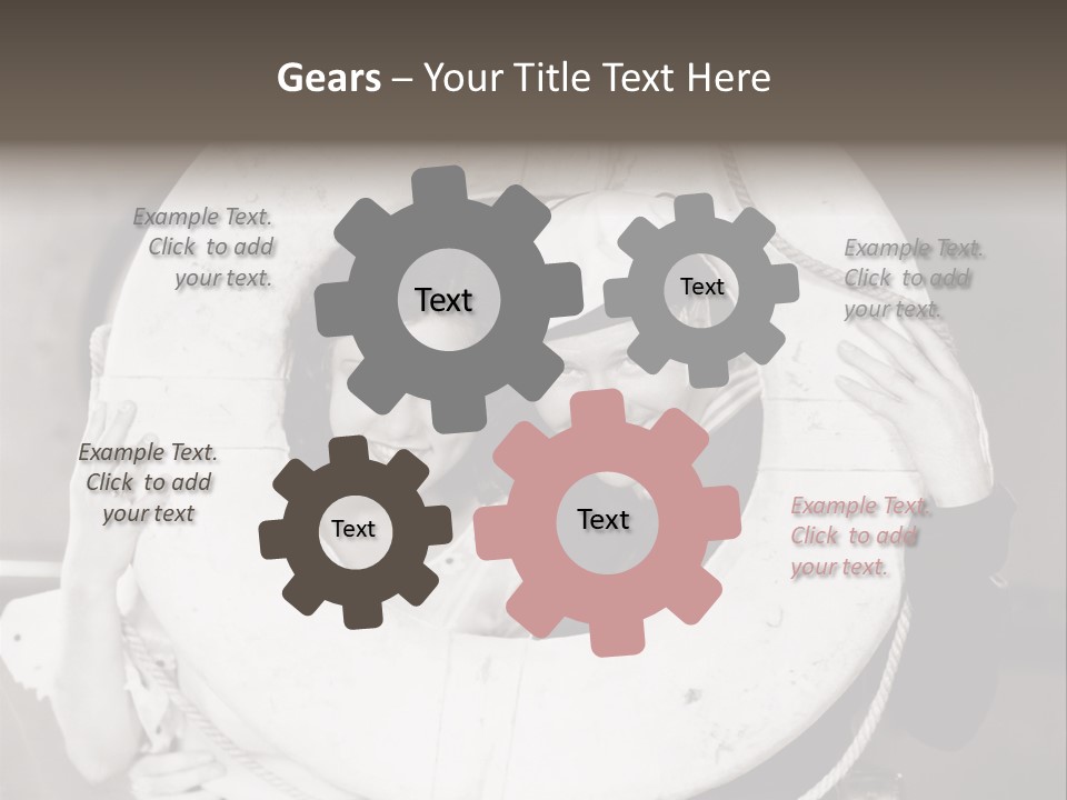 Equipment Headshot Holes PowerPoint Template