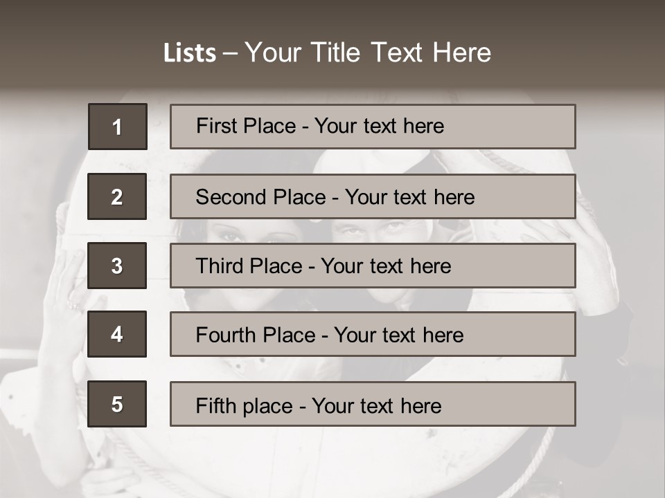 Equipment Headshot Holes PowerPoint Template