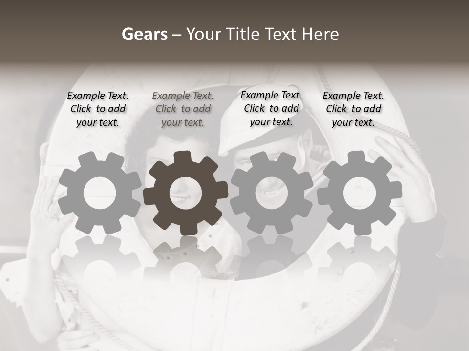 Equipment Headshot Holes PowerPoint Template