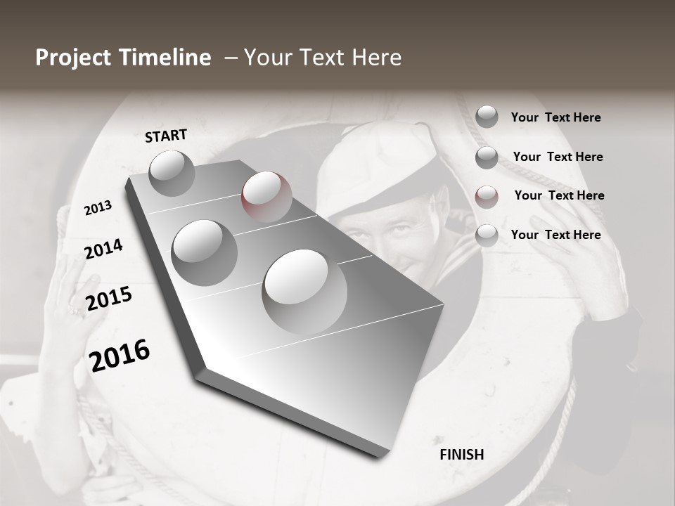 Equipment Headshot Holes PowerPoint Template