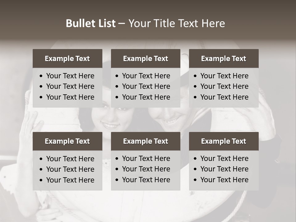 Equipment Headshot Holes PowerPoint Template