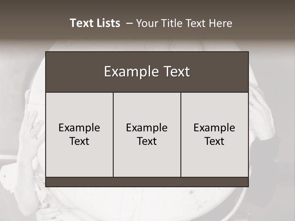 Equipment Headshot Holes PowerPoint Template
