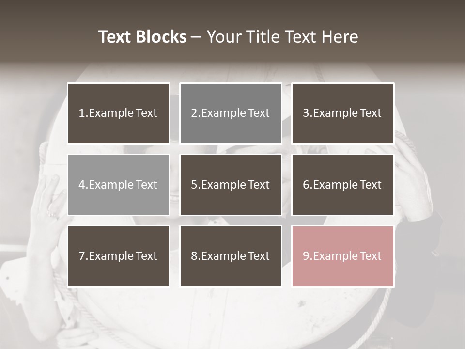 Equipment Headshot Holes PowerPoint Template