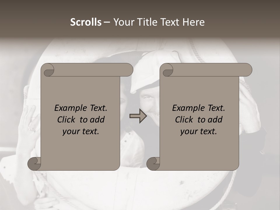Equipment Headshot Holes PowerPoint Template